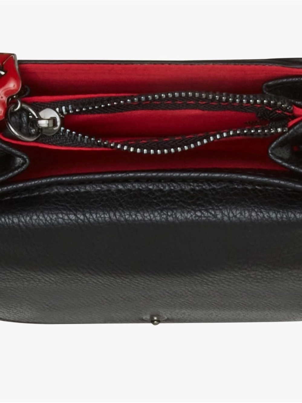 Betsey Johnson black scaredy cat wallet Halloween - Picture 4 of 4